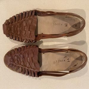 Nisolo Ecuador Huarache Sandal Burnt Sienna - 8.5